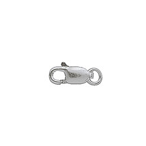 8mm x 3mm Sterling Silver Lobster Claw Clasps (10) stamped 925 SS - $11.88