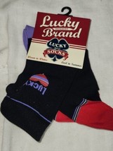 Lucky Brand Socks NWT Heart Women Size 6.5-10 Vintage - £8.01 GBP