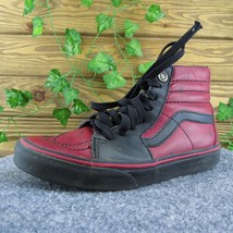 VANS Earth 616 Hi-Sk8 Deadpool Women Sneaker Shoes Red Leather Lace Up Size 8 - £46.93 GBP