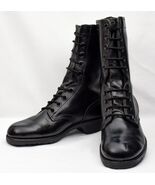NEW US MILITARY RO-SEARCH BLACK POLISHED LEATHER COMBAT BOOTS ALL SIZES - $71.05