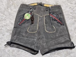Frankenwald Childs Mens Lederhosen Shorts Leather German 116 Horten NWT ... - $26.73