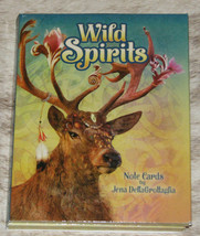 LEANIN TREE Wild Spirits 12 Note Cards #34702~3 each 4 designs~Deer-Bear-Fox-Owl - £10.92 GBP
