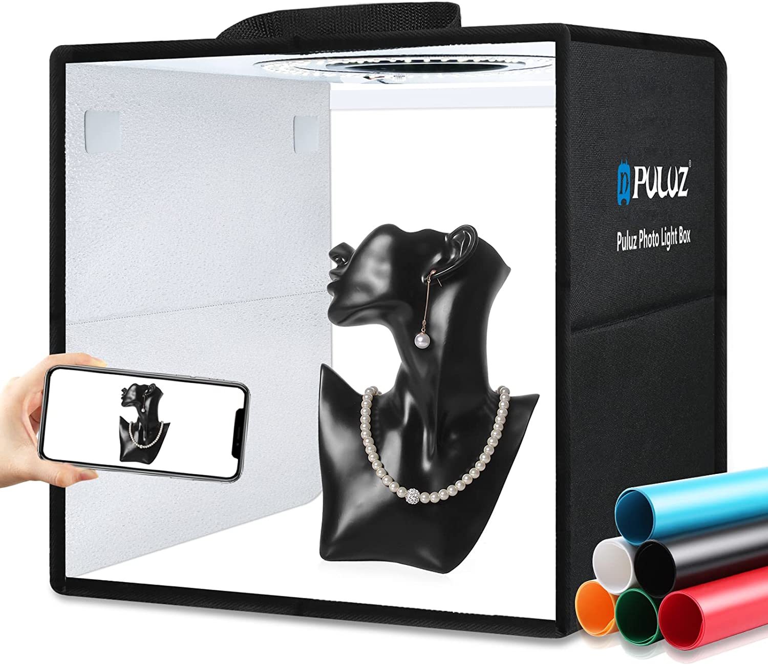 12&quot; X 12&quot; Professional Dimmable Shooting Tent Kit From Puluz With 6 Photo - $46.92