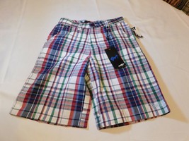 Boy&#39;s youth Oneill shorts 26 waist 12 O&#39;Neill 42.00 NWT madras plaid NEW... - $23.22