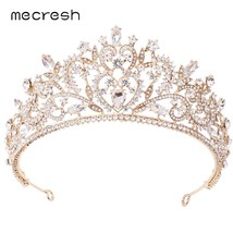 Mecresh Princess Beauty Prom Cubic Zirconia Bridal Crowns Tiaras for Women Girls - £21.03 GBP
