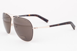Tom Ford April Gold Havana / Brown Aviator Sunglasses TF393 28J 61mm - £151.58 GBP