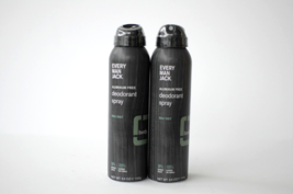 Every Man Jack SEA SALT Aluminum Free Deodorant SPRAY 3.5 oz Sealed Lot of 2 New - £19.77 GBP