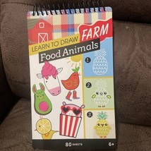 Learn To Draw Food Animals 80 Sheets - £8.01 GBP