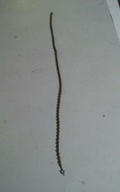 VTG Antique 16 Inch Sterling Silver 925 Necklace Spiral Rope Patina - £143.91 GBP
