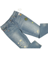 BRAND NEW Polo Ralph Lauren Girls Fireside Jeans! *Distressed &amp; Cute Emb... - $58.79 CAD
