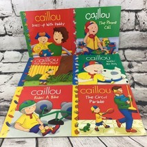 Caillou PBS Kids Childrens Softcover TV Tie-In Books Lot Of 6 - £6.33 GBP