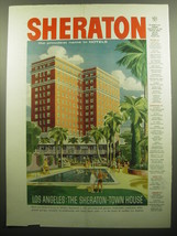 1958 Sheraton Los Angeles Sheraton-Town House Advertisement - $18.49