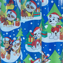 2 Rolls Paw Patrol Snow Days Christmas Gift Wrapping Paper  40 sq ft Total - £6.32 GBP