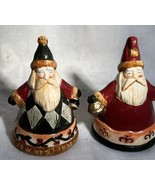 Jim Shore Santa Salt Pepper Shaker Set 2002 Holiday Traditions Christmas... - $21.70 CAD