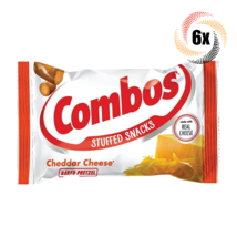 6x Bags Combos Baked Snacks Cheddar Cheese Stuffed Pretzels 1.7oz Fast Shipping! - £11.86 GBP