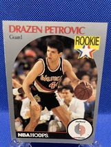 Drazen Petrovic 248 1990 NBA Hoops Card - £185.10 GBP