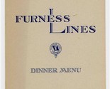 Furness Lines R M S Dominica Dinner Menu August 1935 - $17.82