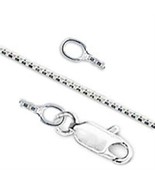 16 Inch High Polish 925 Sterling Silver Chain with No Stone - £12.83 GBP