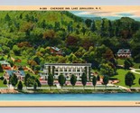 Cherokee Pensione Lago Junaluska North Carolina Nc Unp Lino Cartolina O3 - $4.04