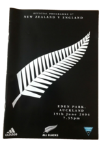 New Zealand V England 19 Jun 2004 In Auckland Rugby Programme. vgc-
show... - $16.74