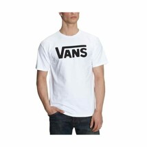 Vans Men&#39;s Classic Short Sleeve T-Shirt, Multicoloured (White/Black), La... - $97.37 CAD