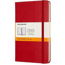 Moleskine Notebook, Medium, Ruled, Scarlet Red, Hard Cover (4.5 x 7) (Bo... - £17.89 GBP
