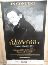 Gordon Lightfoot Cornwall 2011 Poster Canada 17*11 Inch Folk Star Edmund... - $475.91 MXN