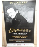 Gordon Lightfoot Cornwall 2011 Poster Canada 17*11 Inch Folk Star Edmund... - $34.26 CAD