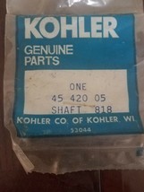 Kohler Genuine Parts One 45 420 05 Shaft 818 - £24.43 GBP