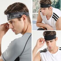 1 Set 3-Piece Sports Hair Bands HeadBand Wrist Bands Sweatbands - $2.99