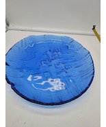Blue Glass Platter by Vaclav Zajic for Libochovice Sklo - €101,61 EUR