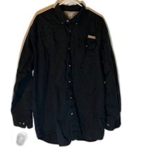 Columbia Men&#39;s Performance Hunting Gear Gorpcore Blue Button Dn Lng Slve... - $14.01