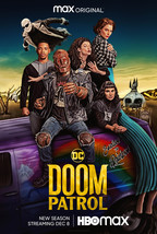 Doom Patrol Poster TV Series Season 4 Art Print DC Comics Art Print 24x36 27x40&quot; - £9.36 GBP+