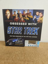 Obsessed With Star Trek Trivia Book With 2500 Questions &amp; Electronic Qui... - $294.32 MXN
