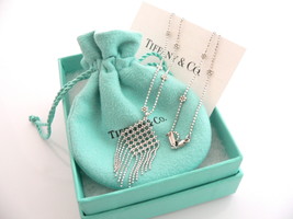 Tiffany &amp; Co 18K Gold Fringe Flower Bead Dangling Dangle Necklace Pendant Charm - £1,043.95 GBP