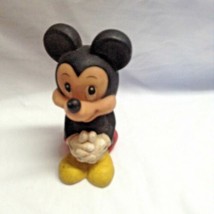 Mickey Mouse Toy Squeaky Vintage 4&quot; Tall  - £15.38 GBP