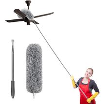 SetSail Extra-Long Dusters with Extension Pole 100-inch for Cleaning, Bendable M - £15.62 GBP