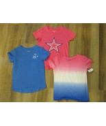 Member&#39;s Mark 3 Pack Short Sleeve T-Shirt PINK STAR Girls Sz 4/5 or 10/1... - $266.03 MXN