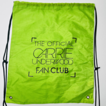 Carrie Underwood Official Fan Club Cinch Sack Bag Tote Backpack - £15.44 GBP