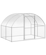  Chicken Coop Silver Galvanized Steel Large Durable Chicken Coop - $345.33 CAD