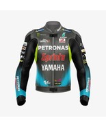 Valentino Rossi Petronas Motorbike Racing Leather Jacket 2021 - $139.00