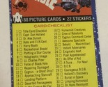 Disney The Black Hole Trading Card # Checklist - $1.97