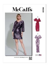 McCalls Sewing Pattern M8339 R11612 Knit Dress Misses Size 12-20 - $19.11