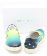 Jimmy Choo Mens Grove Ombre Leather Star Studs Slip-on Sneakers Trainers... - £295.02 GBP