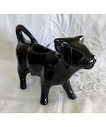 Vintage Farmhouse Style Black Porcelain Cow Milk Creamer BIA Cordon Bleu... - $315.02 MXN