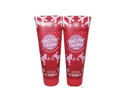 Victoria&#39;s Secret PINK Hot for Cocoa Scented Lotion 8 oz - Lot of 2 - £26.37 GBP