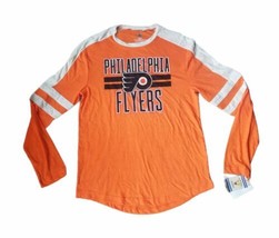 Fanatics Brand NFL Philadelphia Flyers Vintage Logo Orange Long Jersey M L 2XL - £20.20 GBP+