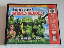 Army Men Sarge&#39;s Heroes CASE ONLY Nintendo 64 N64 Box BEST Quality Available - £11.04 GBP