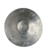 Vintage West Bend Aluminum Fruit Salad Serving Bowl Silver Grape Leaf US... - $14.92 CAD