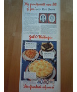 Vintage Jell-O Pudding Kate Smith Grandparents Print Magazine Advertisem... - £3.90 GBP